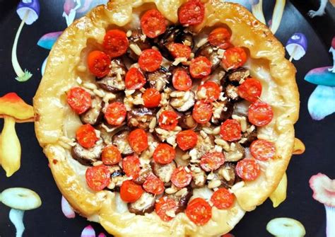 Tarta Tatin De Berenjenas Y Tomates Cherry Receta De Esther Zabala Cookpad