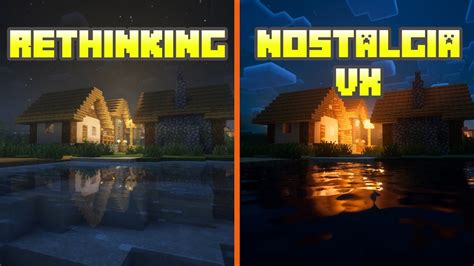 Rethinking Voxels Vs Nostalgia Vx Shader Comparison Youtube