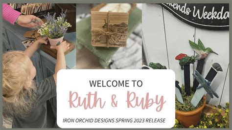 Spring Decor Made With The BRAND NEW Spring 2023 IOD Iron Orchid