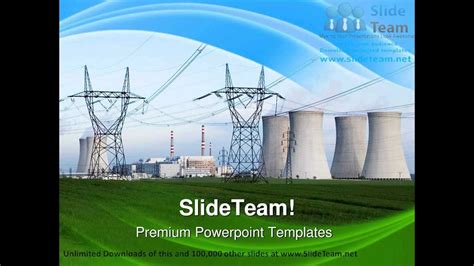 Nuclear Power Station Technology Powerpoint Templates Themes Throughout Nuclear Powerpoint