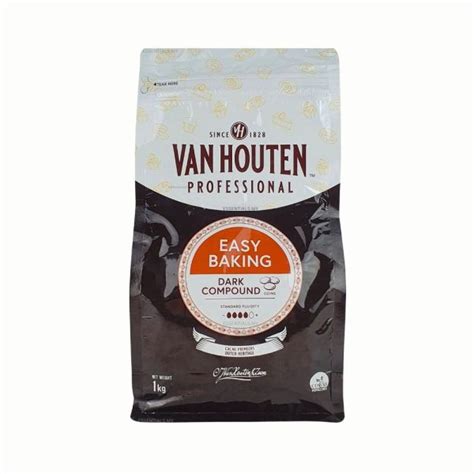 VAN HOUTEN Easy Baking Dark Compound Coins 1KG Malaysia