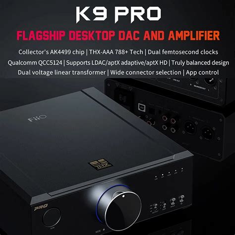 FiiO K9 Pro AKM ESS Masa St Kulakl K Amplifikat R Bluetooth USB DAC