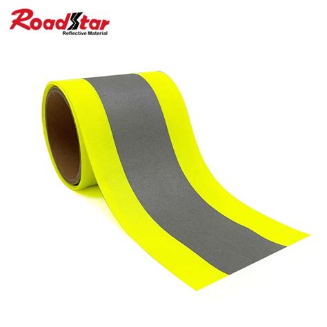 Roadstar Cm Width Fluorescent Yellow Fluorescent Orange High Silver