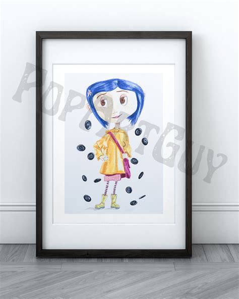 Coraline Art Print, Fan Art, Movie Art, Iconic Movies, Prints From ...