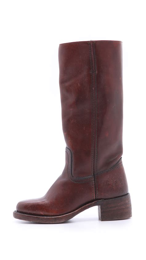 Frye 150th Anniversary Campus 14l Boots In Brown Lyst