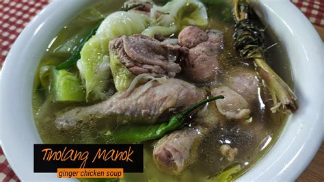 Tinolang Manok Ginger Chicken Soup Youtube