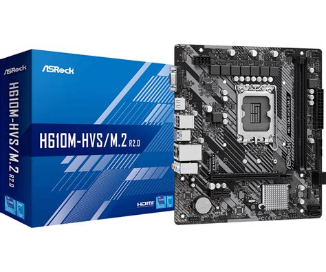 Asrock H M Hvs M R Motherboard Micro Atx Intel Socket