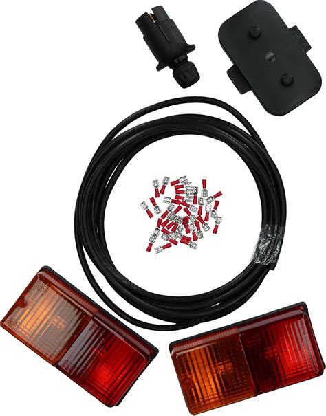 Ab Tools Trailer Light Wiring Kit Medium Lights Plug Junction Box 5m Wire