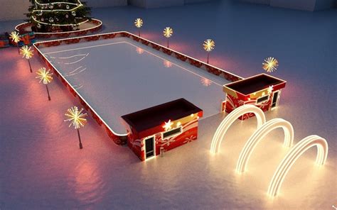 Commercial Synthetic Ice Rinks