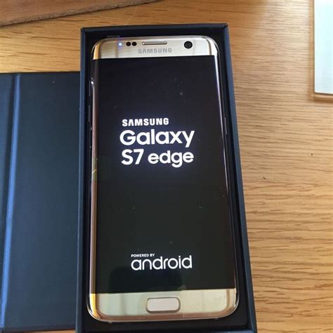 Gold Platinum Samsung Galaxy S7 Edge 32gb On Pay As You Go In Bootle