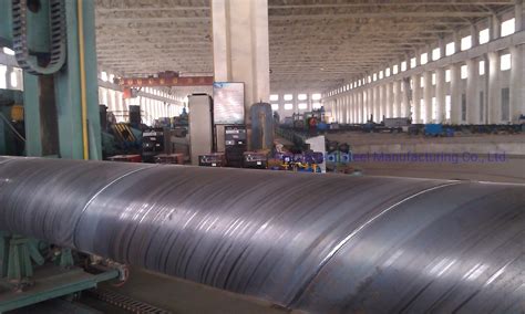 En10219 S355jr Steel Pipe Pile With Full Length SSAW With C9 Welded