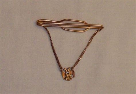 Vintage 1 20 12K GF Masonic 32 Degrees Double Headed Eagle On Chain W