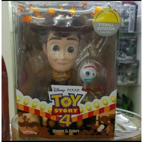 Jual Hot Toys Cosbaby Disney Pixar Toy Story 4 Woody Forky Original