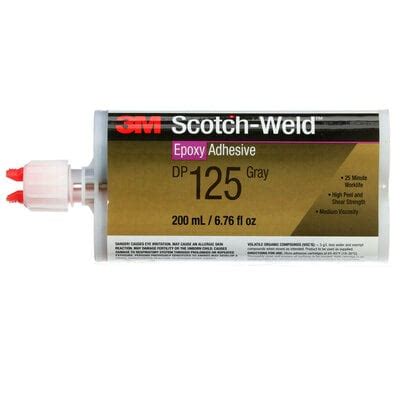 M Scotch Weld Epoxy Adhesive Dp Grey Fl Oz Ml M