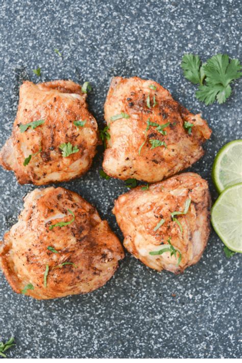 Cilantro Lime Chicken Thighs Air Fryer Recipe For Frying Out Loud