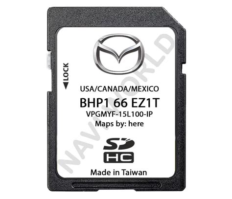 Mazda USA Canada Mexico BHP166EZ1T SD Card 2024