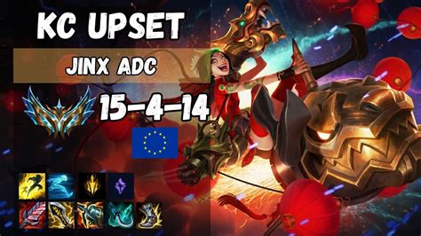 Kc Upset Euw Lp Challenger Jinx Adc Vs Draven Adc Patch