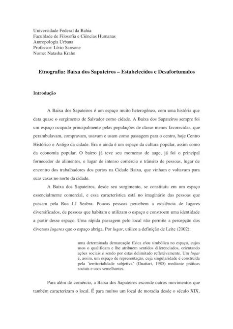 Pdf Etnografia Baixa Dos Sapateiros Estabelecidos E Data