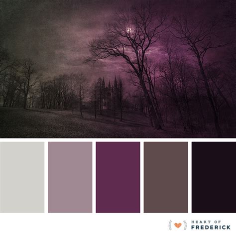 spooky halloween inspired hues color palette frederickweddingscom