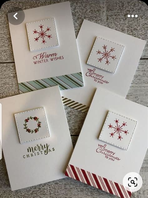 Pin By Julie Friese On Cards Simple Christmas Cards Diy Christmas