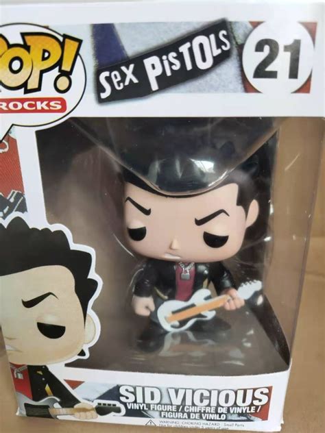 Funko Pop 21 Sex Pistols Sid Vicious Vinyl Boneco Brinquedos Mercado