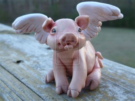 When Pigs Fly By Mysticreflections On Deviantart Flying Pig Pig