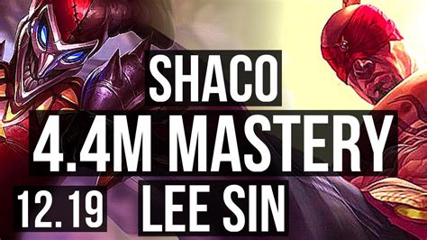 Shaco Vs Lee Sin Jng M Mastery Games Dominating