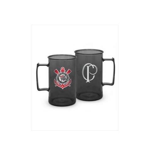 Caneca Acr Lica Corinthians Produto Oficial Licenciado No Shoptime