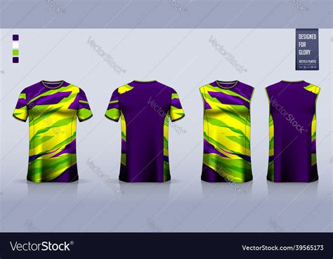 T Shirt Sport Mockup Template Design For Soccer Vector Image