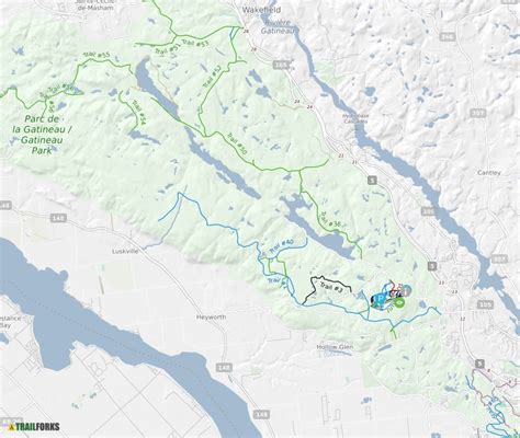 Gatineau Park Map | Color 2018