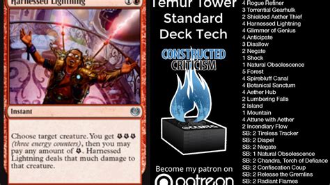 Magic The Gathering Deck Tech Temur Tower YouTube