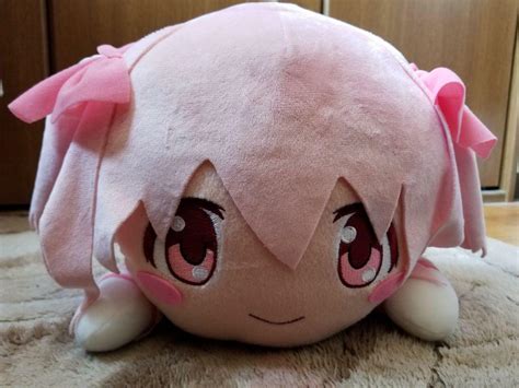 Puella Magi Madoka Magica Jumbo Nesoberi Plush Doll Stuffed Toy Madoka