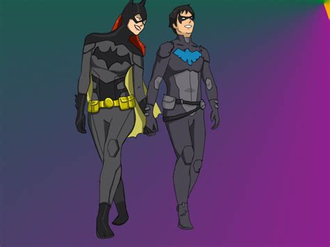 Nightwing and Batgirl Wallpaper - WallpaperSafari