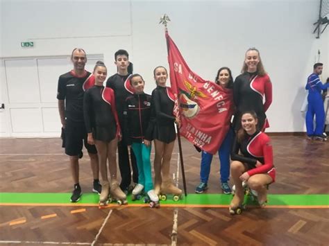 Casa do Benfica no Distrital de Patinagem Artística Jornal das Caldas