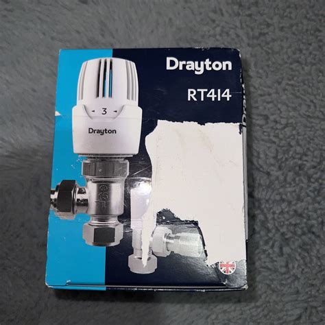 Drayton Rt414 1010260 Thermostatic Radiator Valve White 5016254105328 Ebay