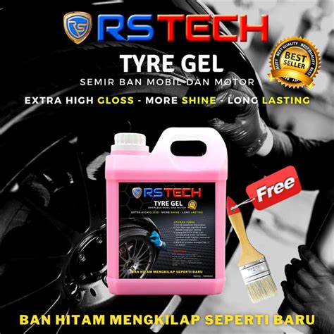 Jual Semir Penghitam Pengkilap Ban Mobil Motor Liter Tire Polish No