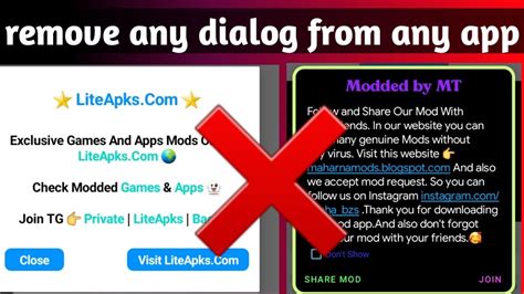 Remove Any Dialog Box From Any App How To Remove Dialog Box YouTube