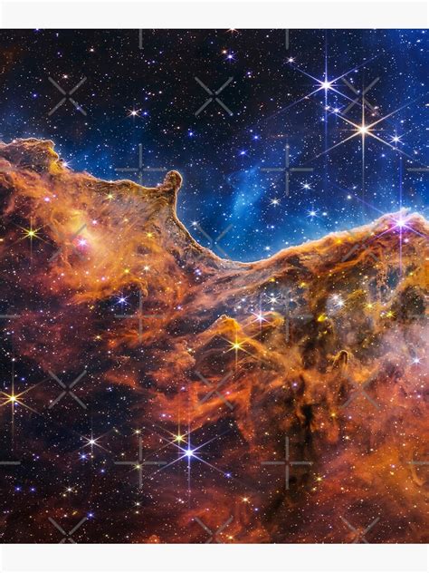 Cosmic Cliffs In The Carina Nebula Glittering Landscape Of Star Birth