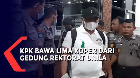 Rektor Terjerat Kasus Suap Gedung Rektorat Unila Digeledah KPK