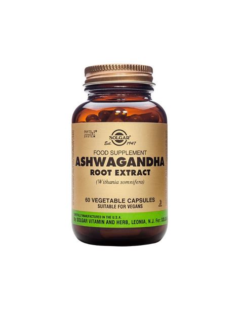 Solgar Ashwagandha Root Extract Veg Caps S