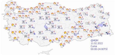 9 Şubat 2022 Çarşamba hava nasıl olacak Meteoroloji Genel Müdürlüğü 5