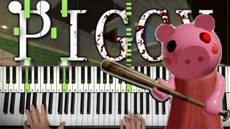 Piggy Roblox Menu Theme Piano Tutorial Lesson YouTube