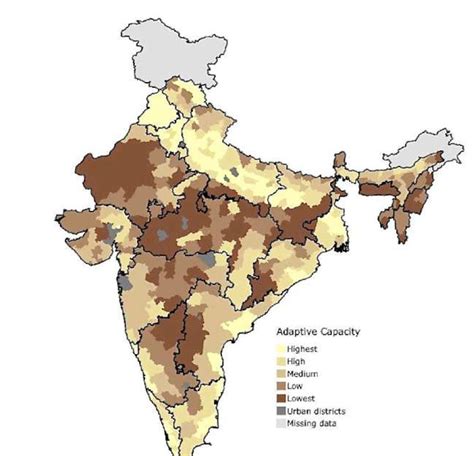 Physical Map Of India Climate