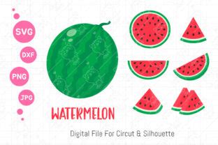 Watermelon SVG Bundle Watermelon Fruit Graphic By FoxGrafy Creative