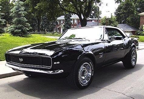 1967 Chevrolet Camaro- glossy black | Old american cars, Classic cars, Camaro