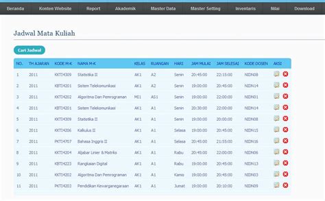 Software Sistem Informasi Akademik Siakad Creative Gama Studio