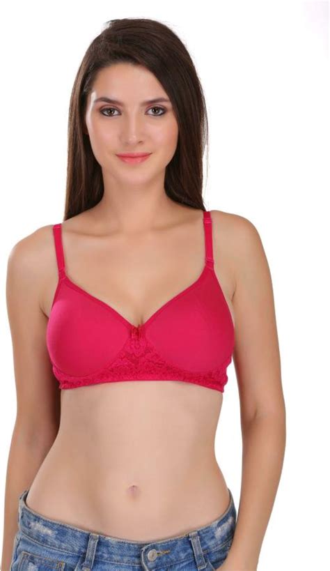 Buy Featherline Women Pink Polycotton Single Bra 30b Online At Best Prices In India Jiomart