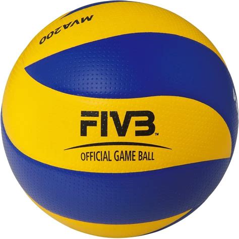 Mikasa MVA 200 Ballon De Volley Ball Multicolore Taille 5 Indoor