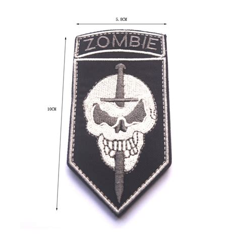 Zombie Hunter Iff Pvc Military Tactical Patch Badges Emblem Applique