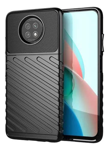 Capinha Tpu Soft Antishock Para Redmi Note 9 5g Note 9t Cor Preto